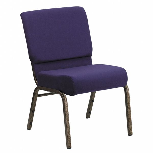 Flash Furniture Hercules Church Chair, 21-1/4 in W 25" L 33" H, Fabric Seat - FD-CH0221-4-GV-ROY-GG