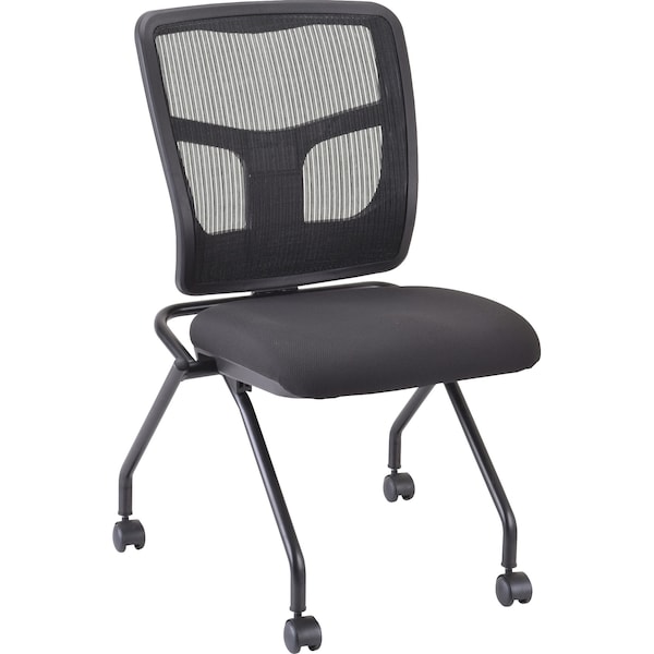 Lorell Chair, Fabric Seat, Mesh Back, Metal Frame, PK2 - 84385