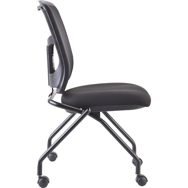 Lorell Chair, Fabric Seat, Mesh Back, Metal Frame, PK2 - 84385