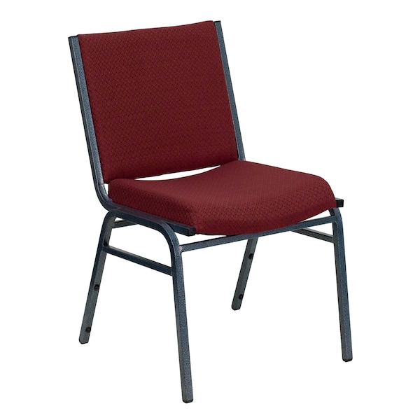 Flash Furniture Fabric Stack Chair, Burgundy - XU-60153-BY-GG