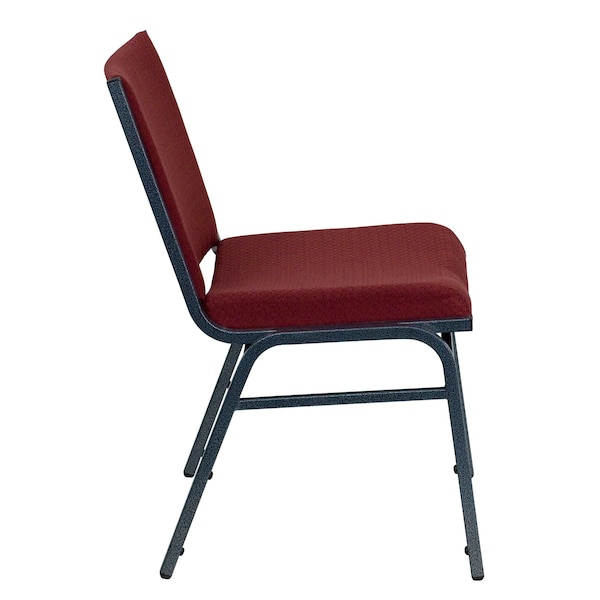 Flash Furniture Fabric Stack Chair, Burgundy - XU-60153-BY-GG
