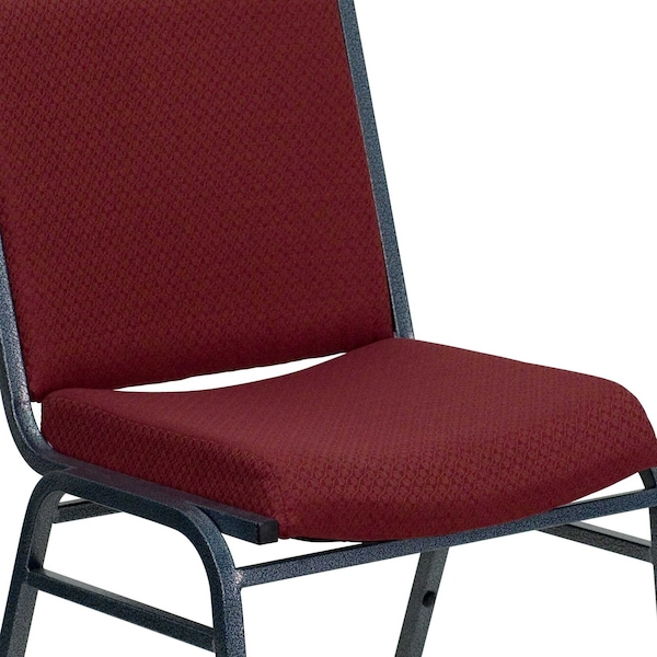 Flash Furniture Fabric Stack Chair, Burgundy - XU-60153-BY-GG