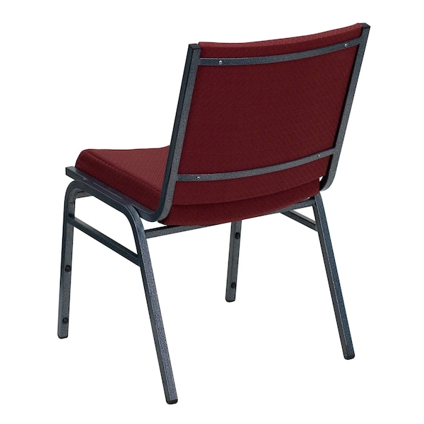 Flash Furniture Fabric Stack Chair, Burgundy - XU-60153-BY-GG
