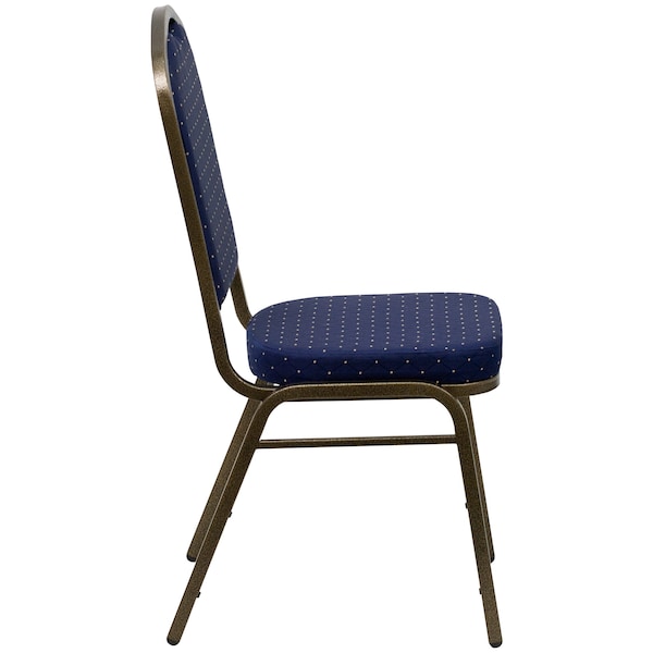 Flash Furniture Hercules Banquet Chair, Blue Back, 17-1/4 in W 20-1/4" L 38" H, Fabric Seat - FD-C01-GOLDVEIN-S0810-GG