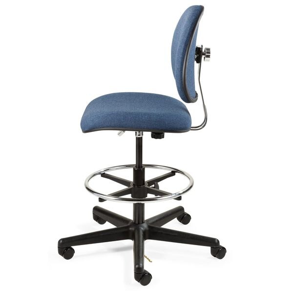 Bevco Task Chairs, 21 in to 28-1/2 in Height, Navy Blue - V830SHC