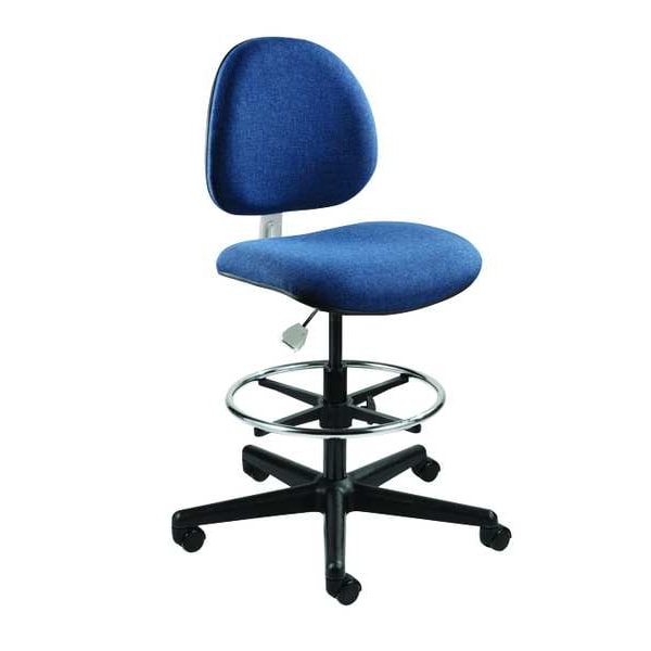 Bevco Task Chairs, 21 in to 28-1/2 in Height, Navy Blue - V830SHC