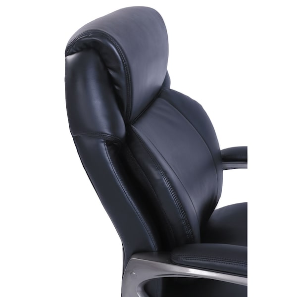 Sertapedic Cosset High-Back Executive Chair, Supports up to 275 lbs., Black/Slate - 48965
