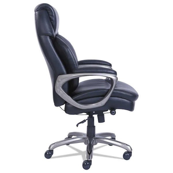 Sertapedic Cosset High-Back Executive Chair, Supports up to 275 lbs., Black/Slate - 48965