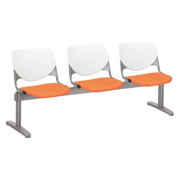 Kfi Kool Beam Seat Beam Seating, Squash Back, 71 in W 22" L 31" H - 2300BEAM3-P08-SQUASH
