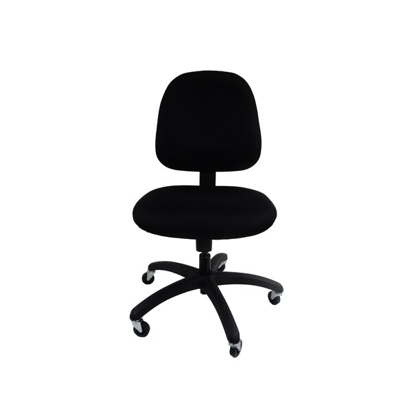 Shopsol Big and Tall Chair Desk Fabric Seat Back 400 lb. Seat Capacity - 1010955