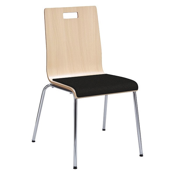 Kfi Cafe Chair, Ntrl, Tuxedo - 9222-NA-TUXEDO