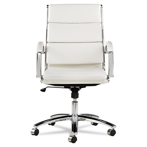 Alera Executive Chair Neratoli(TM) Mid-Back Slim Profile Chair, Arched Arms, 19" to 22-1/2" Height - ALENR4206