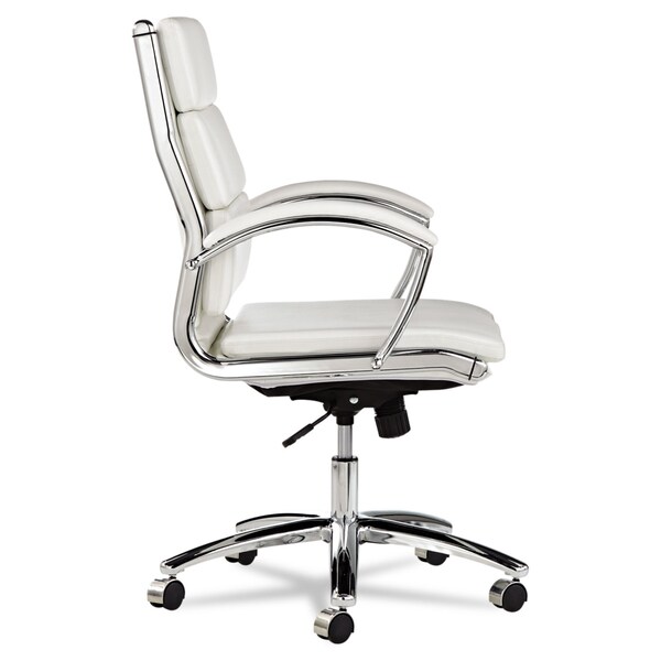 Alera Executive Chair Neratoli(TM) Mid-Back Slim Profile Chair, Arched Arms, 19" to 22-1/2" Height - ALENR4206
