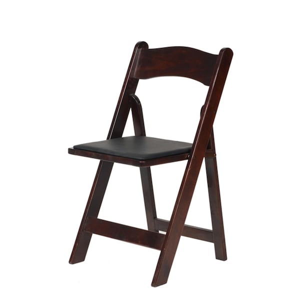 American Classic A-101-RM Wood Folding Chair Mahogany Red - A-101-RM-WEB1