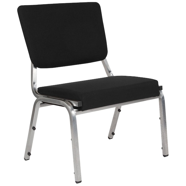 Flash Furniture Hercules Medical Waiting Room Chair, Black Back, 26-1/2 in W 23-1/2" L 34" H, Fabric Seat - XU-DG-60442-660-2-BK-GG