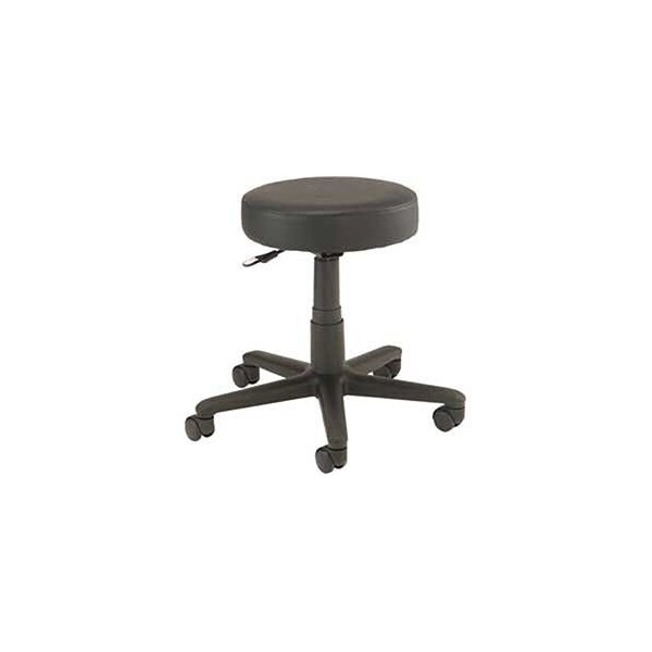 Global Industrial All Purpose Scooter Stool, Vinyl, Black - 240152BK