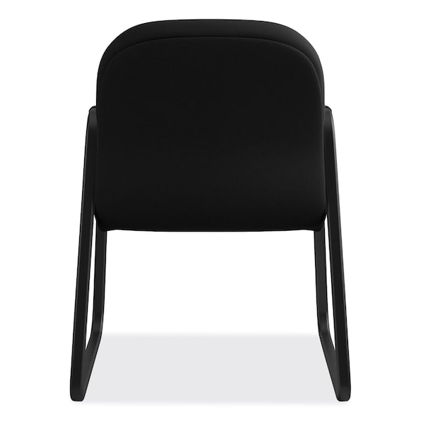 Hon Pillow-Soft Chair, Black Back, 23-1/4 in W 27-3/4" L 36" H, Fixed Loop, Fabric Seat - H2093.CU10.T