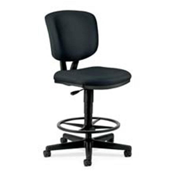 The Hon Co HON Company  Volt Stool- Adjustable Footring- 27in.x29-.50in.x49-.88in.- Black - HON5705GA10T