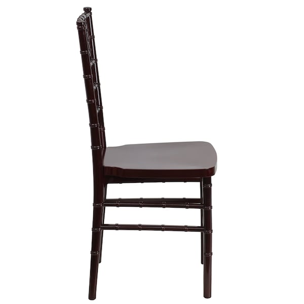 Flash Furniture Hercules Premium Chiavari Chair, 15-3/4 in W 18-1/2" L 36-1/2" H - LE-MAHOGANY-GG