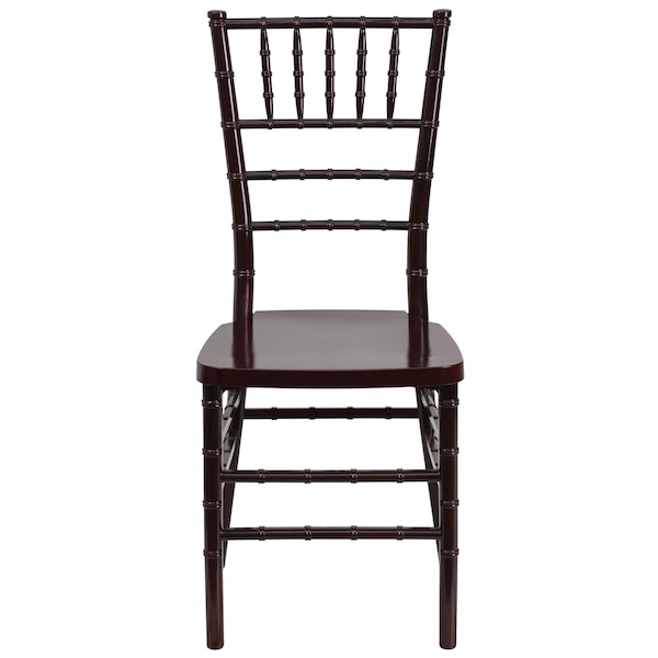 Flash Furniture Hercules Premium Chiavari Chair, 15-3/4 in W 18-1/2" L 36-1/2" H - LE-MAHOGANY-GG
