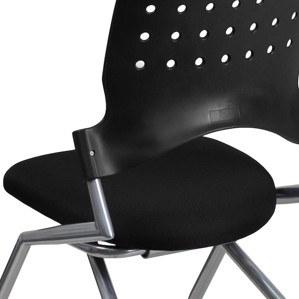 Flash Furniture Nesting Chair, Black Seat, Fabric Seat - WL-A224V-GG
