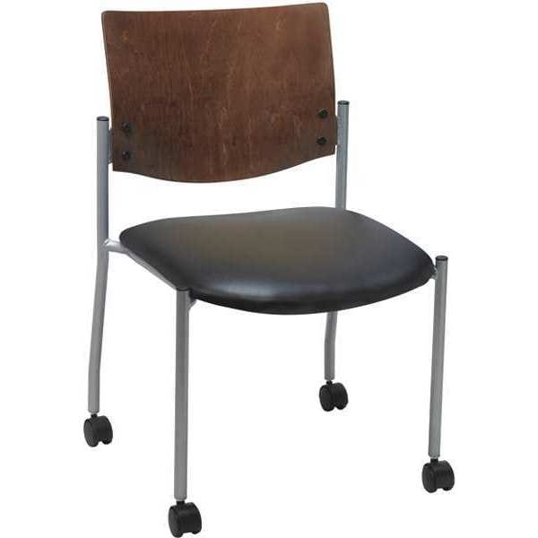 Kfi Side/Guest Chair, Armless, w/Casters - CS1310SL-SP28-3906