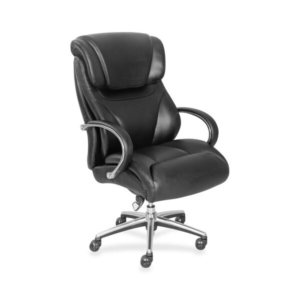 La-Z-Boy Chair Co CHAIR, FAUX LEATH, MID, BK - LZB48080