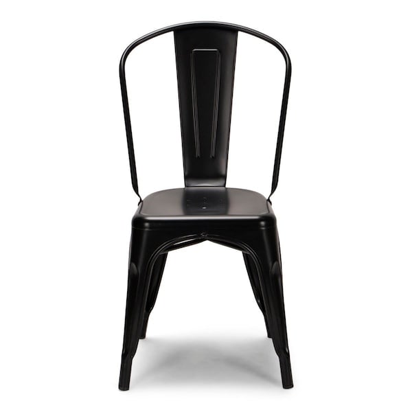 Atlas Commercial Products Titan Series Industrial Metal Chair, Black - MSC9BLK