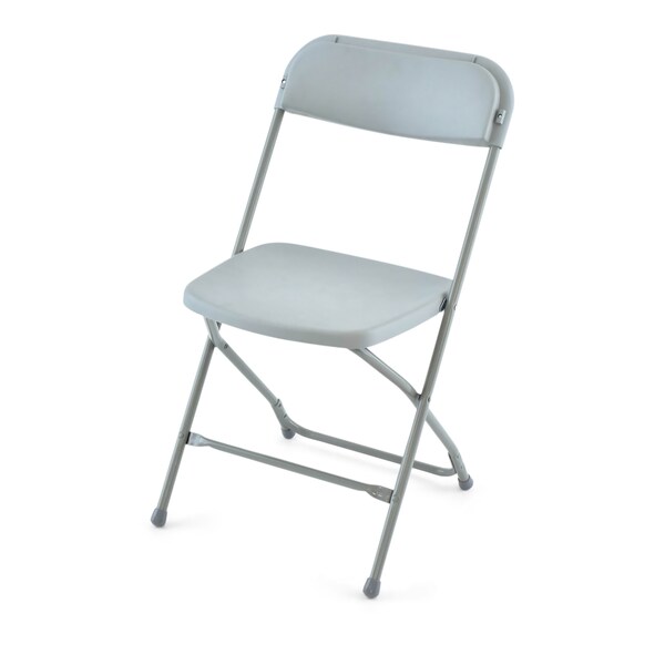 Atlas Commercial Products TitanPRO Plastic Folding Chair, Light Gray - PFC2LGRY