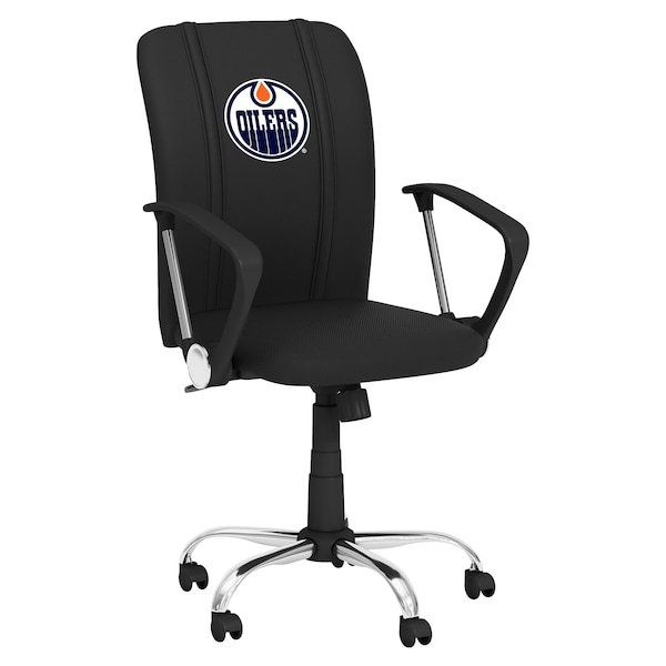 Dreamseat Curve Task Chair with Edmonton Oilers Logo - XZOCCURVE-PSNHL41010