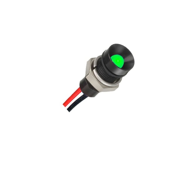 Apem Inc Led de un solo color, verde súper brillante, agua clara - Q8R7BXXSG02E