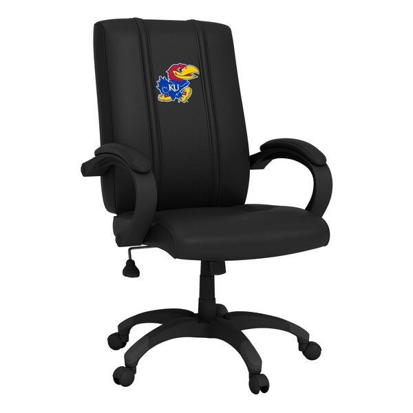 Dreamseat Office Chair 1000 with Kansas Jayhawks Logo - XZOC1000-PSCOL13195