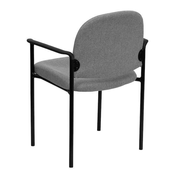 Flash Furniture Gray Fabric Stack Chair - BT-516-1-GY-GG