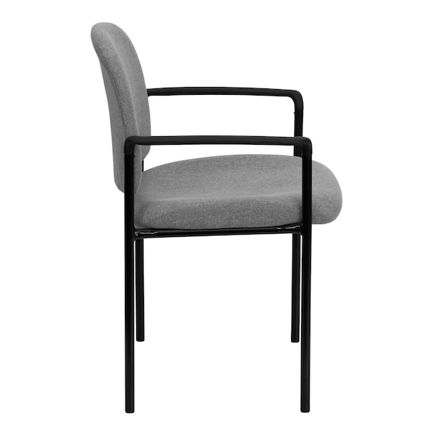 Flash Furniture Gray Fabric Stack Chair - BT-516-1-GY-GG