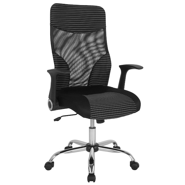 Flash Furniture Black High Back Mesh Chair - LF-W-83A-GG