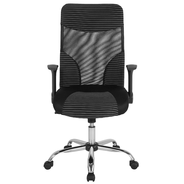 Flash Furniture Black High Back Mesh Chair - LF-W-83A-GG