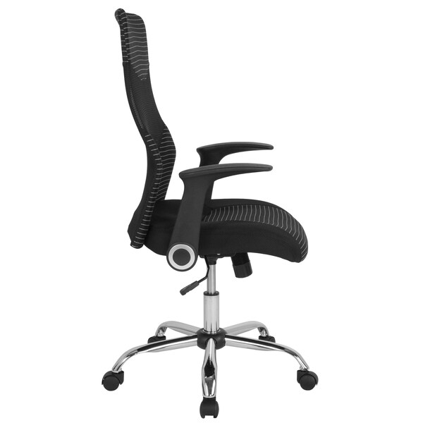 Flash Furniture Black High Back Mesh Chair - LF-W-83A-GG