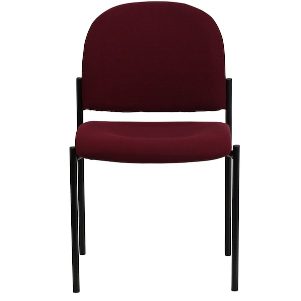 Flash Furniture Burgundy Fabric Stack Chair - BT-515-1-BY-GG