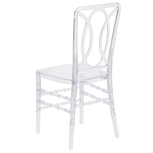 Flash Furniture Flash Elegance Crystal Ice Stacking Chair with Designer Back - 2-BH-H007-CRYSTAL-GG