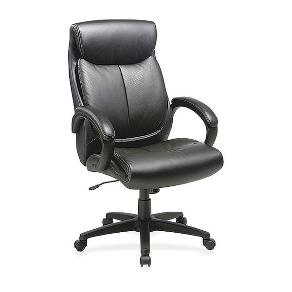 Lorell Lorell Executive Desk Chair, Seat Height Range: 18-1/2" to 22-1/4" - LLR59497
