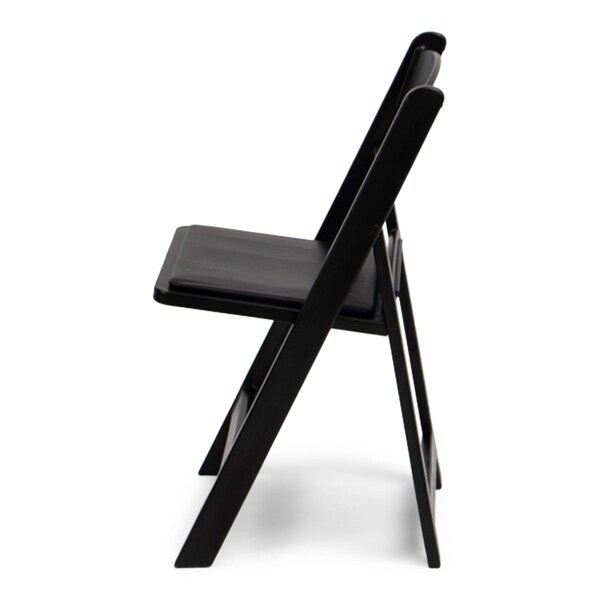 Atlas Commercial Products TitanPRO Black Resin Folding Chair - RFC6BK