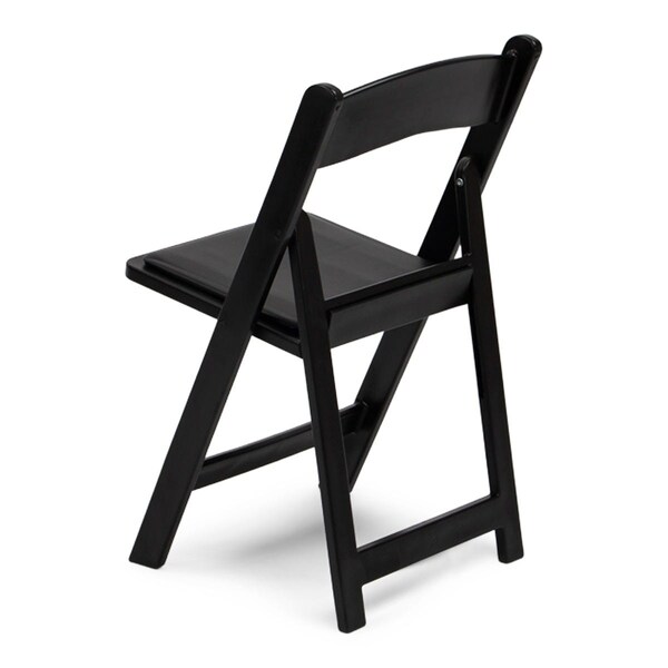 Atlas Commercial Products TitanPRO Black Resin Folding Chair - RFC6BK