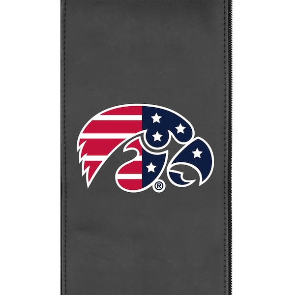 Dreamseat Xpression Pro Gaming Chair with Iowa Hawkeyes Patriotic Primary Logo - XZXPPRO032-PSCOL13522A