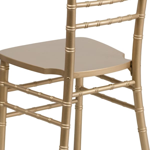 Flash Furniture HERCULES Series Gold Wood Chiavari Chair - 2-XS-GOLD-GG
