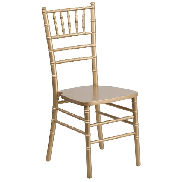 Flash Furniture HERCULES Series Gold Wood Chiavari Chair - 2-XS-GOLD-GG