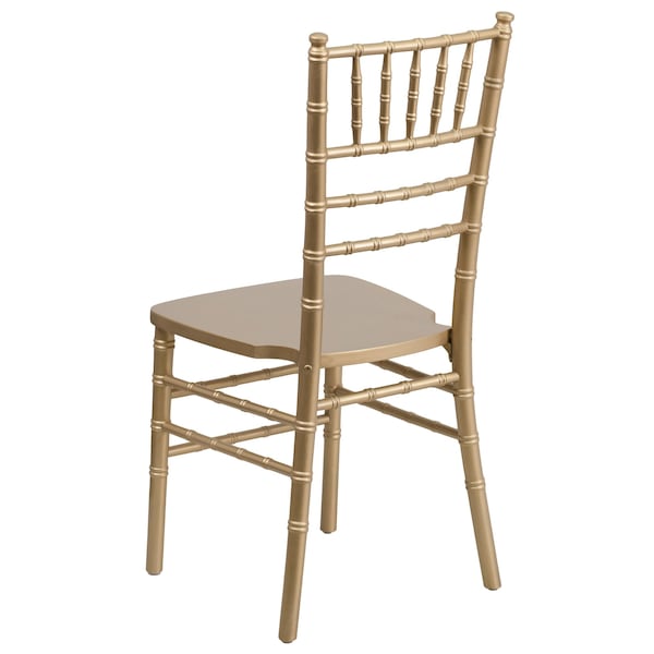 Flash Furniture HERCULES Series Gold Wood Chiavari Chair - 2-XS-GOLD-GG