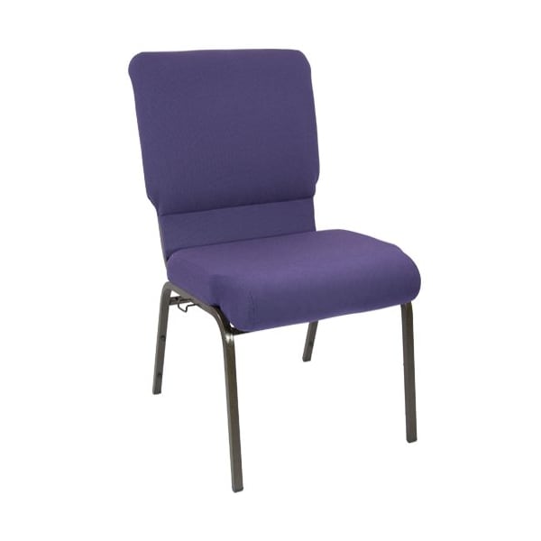 Flash Furniture Advantage Eggplant Church Chair 18.5" Wide - PCHT185-115