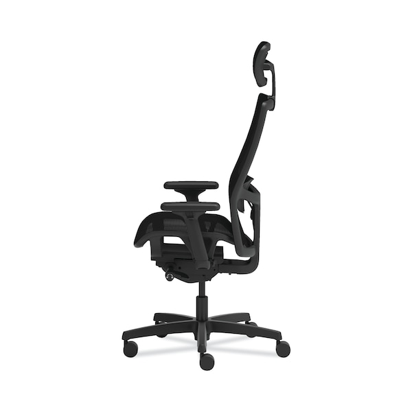 Hon Ignition 2.0 4-Way Stretch Mesh Back and Seat Task Chair, Up to 300 lb, 17 in. to 21 in. Seat, Black - HONI2MSKY2IMTHR