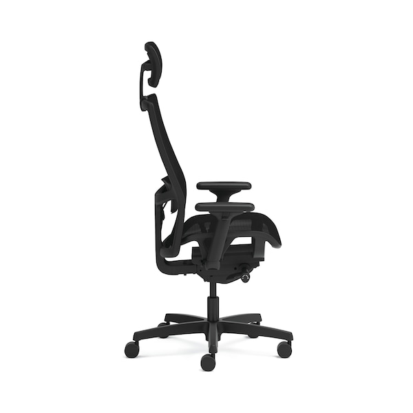 Hon Ignition 2.0 4-Way Stretch Mesh Back and Seat Task Chair, Up to 300 lb, 17 in. to 21 in. Seat, Black - HONI2MSKY2IMTHR