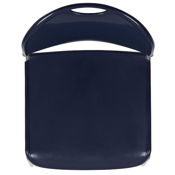 Flash Furniture Navy Plastic Stack Chair, PK5 - 5-RUT-188-NY-GG